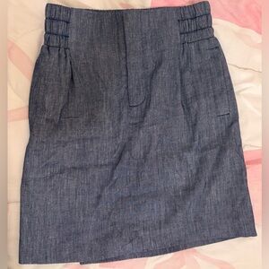 Express Blue Pencil Skirt